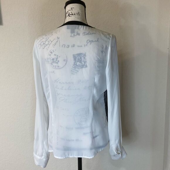 Worthington Long Sleeve Blouse - Picture 6 of 9